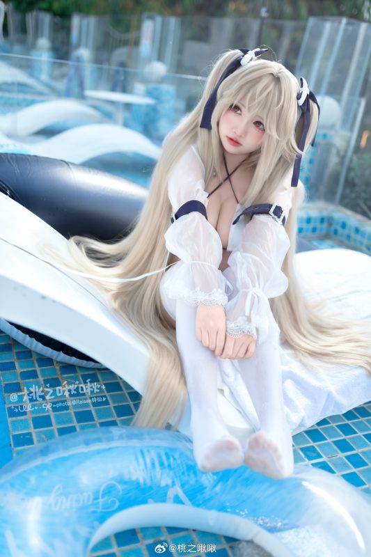 cosplay 碧蓝航线 安克雷奇@桃之啾啾-安迪博客
