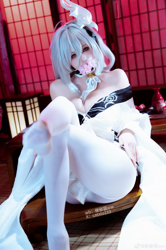 COSPLAY 碧蓝航线 白凤，恭候已久了～@修修猫ww-安迪博客