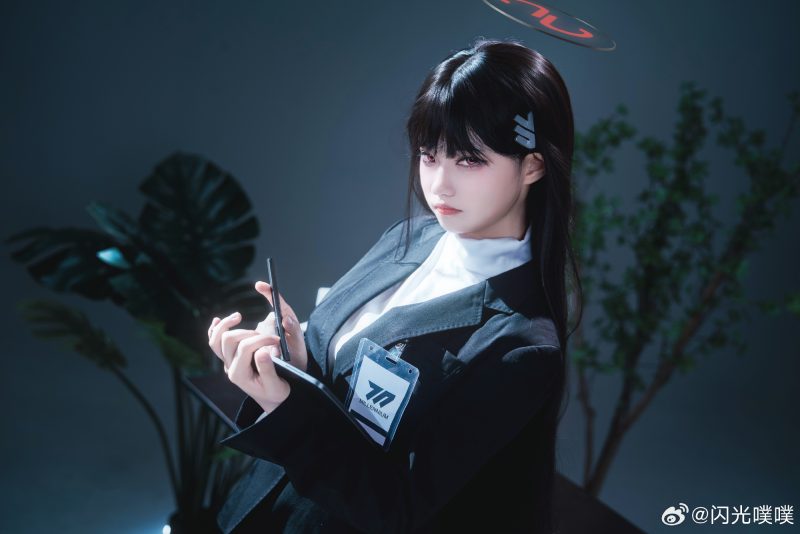 cosplay 蔚蓝档案 调月莉音@闪光噗噗-安迪博客