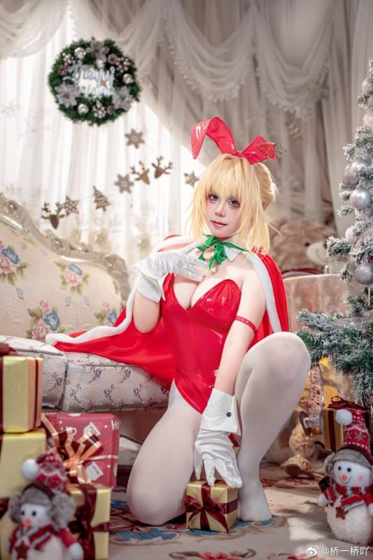 cosplay FGO 尼禄·圣诞@桥一桥吖-安迪博客