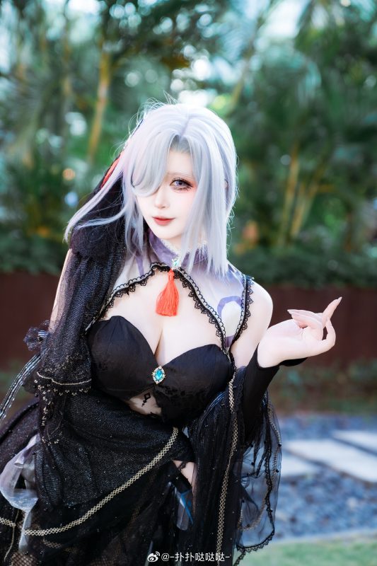 cosplay 原神 花嫁申鹤@酒酿促织nya-安迪博客