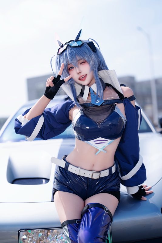 COSPLAY Honey！想要更多的kiss kiss吗~ 碧蓝航线 新泽西@Momoko葵葵-安迪博客