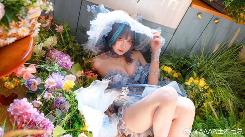 COSPLAY 阳光下的柴郡猫猫也太可爱了 碧蓝航线 柴郡@AAAA土木毛总-安迪博客